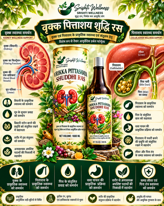 Vrikka Pittashaya Shuddhi Ras – Ayurvedic Kidney & Gallbladder Wellness Juice