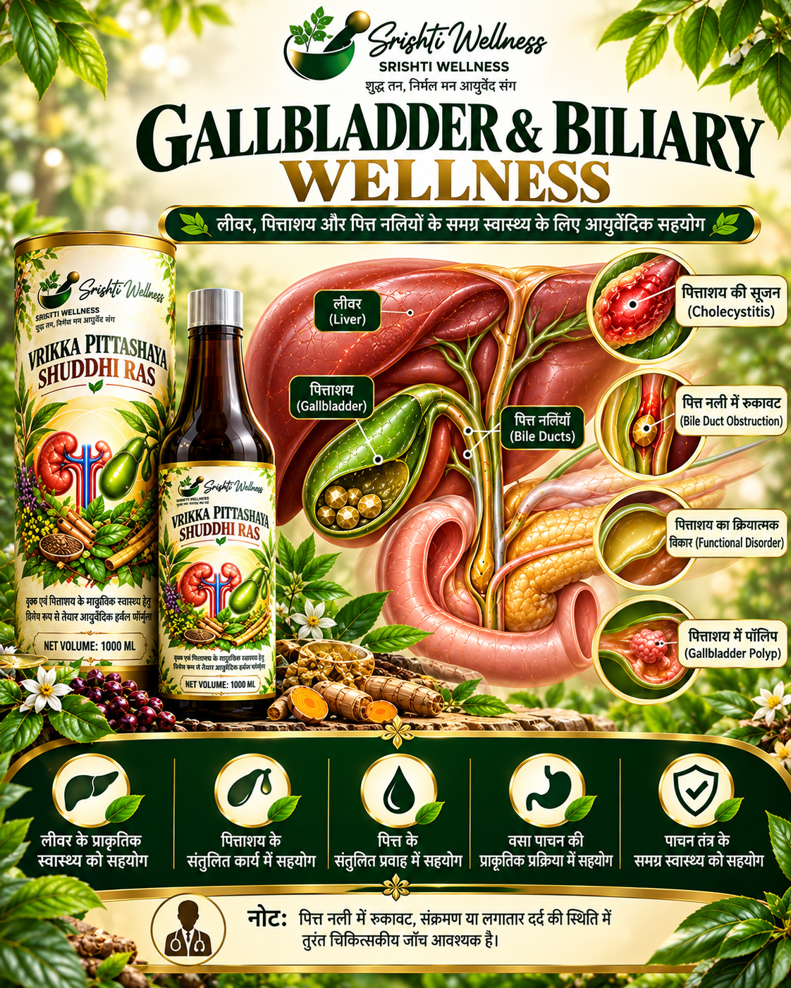 Vrikka Pittashaya Shuddhi Ras – Ayurvedic Kidney & Gallbladder Wellness Juice