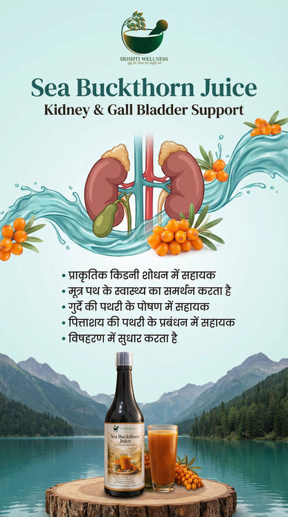 Ancient Himalayan Sea Buckthorn Juice | Srishti Wellness (1000 ml)